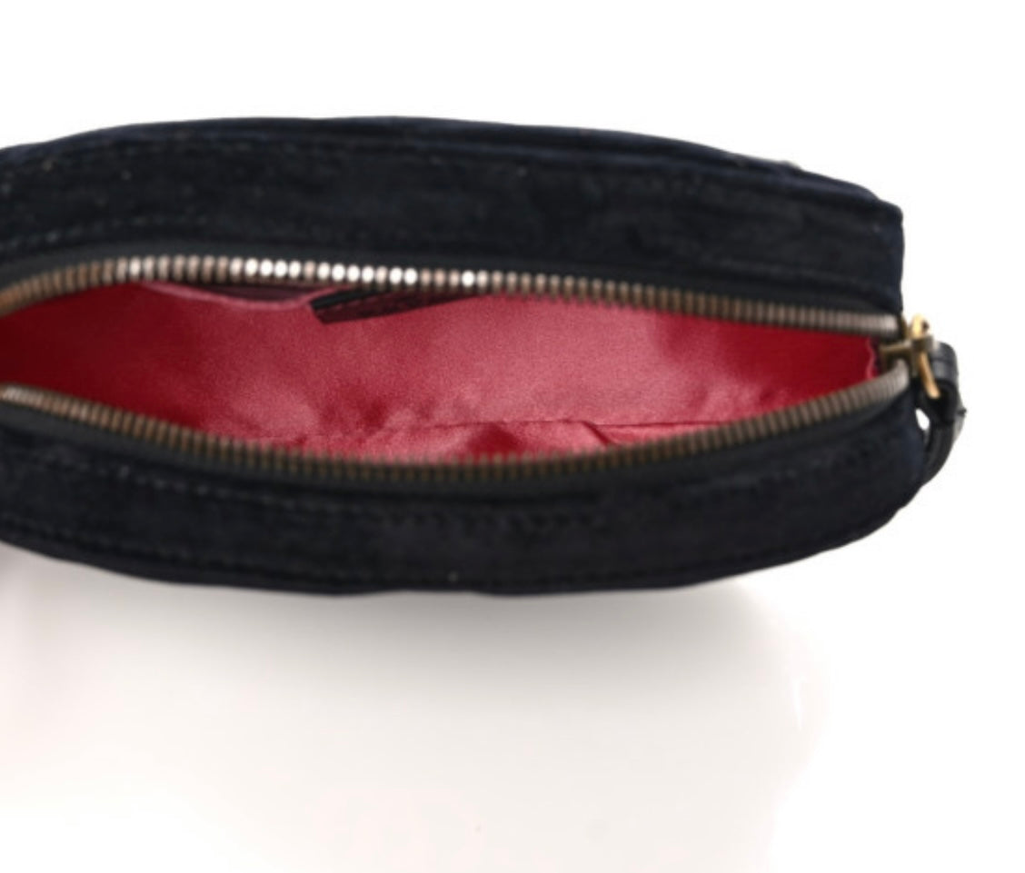 Gucci Black Suede Bumbag,Marmont Beltbag