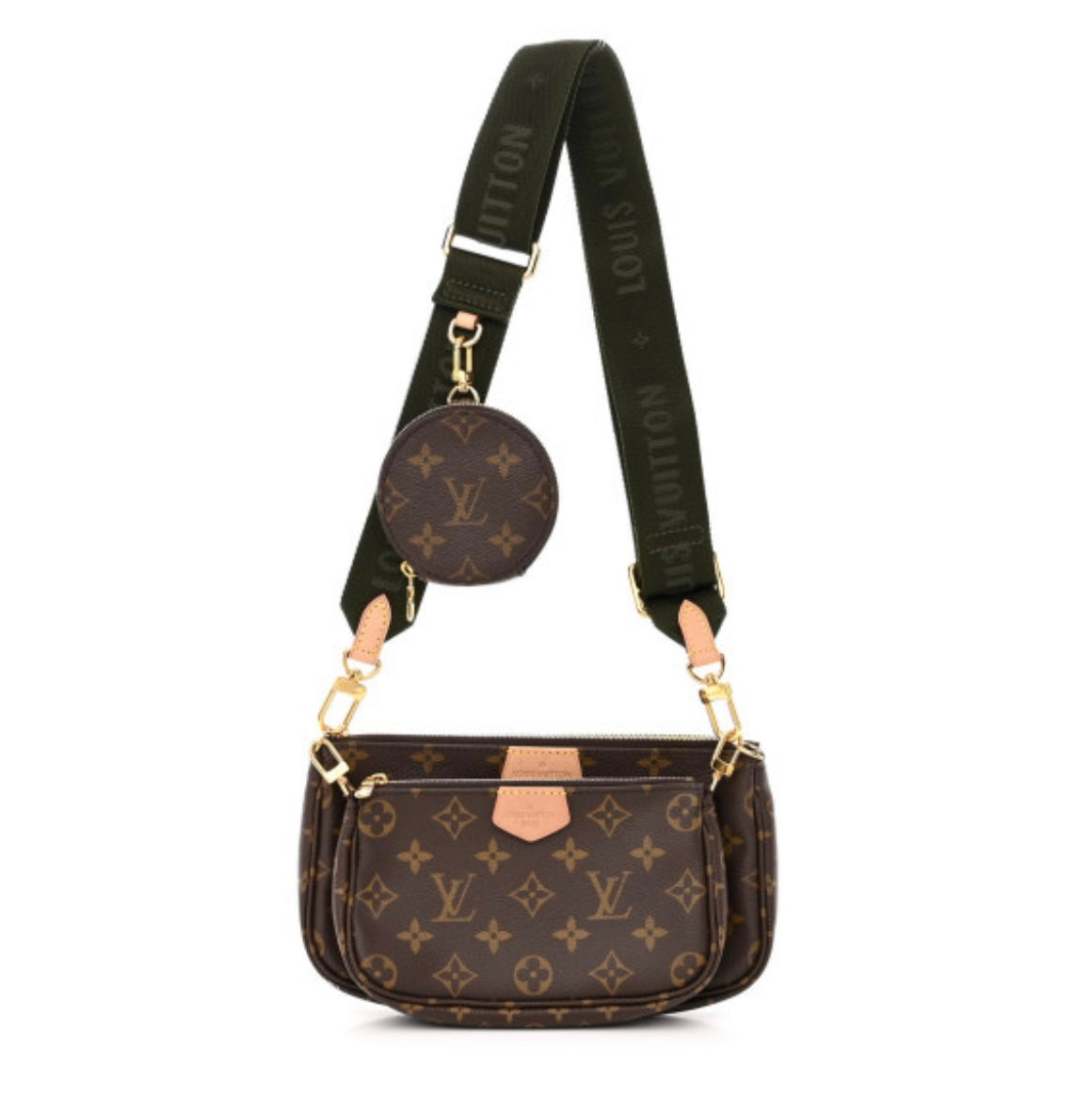 Louis Vuitton Monogram Multi Pochette Accessories Kaki