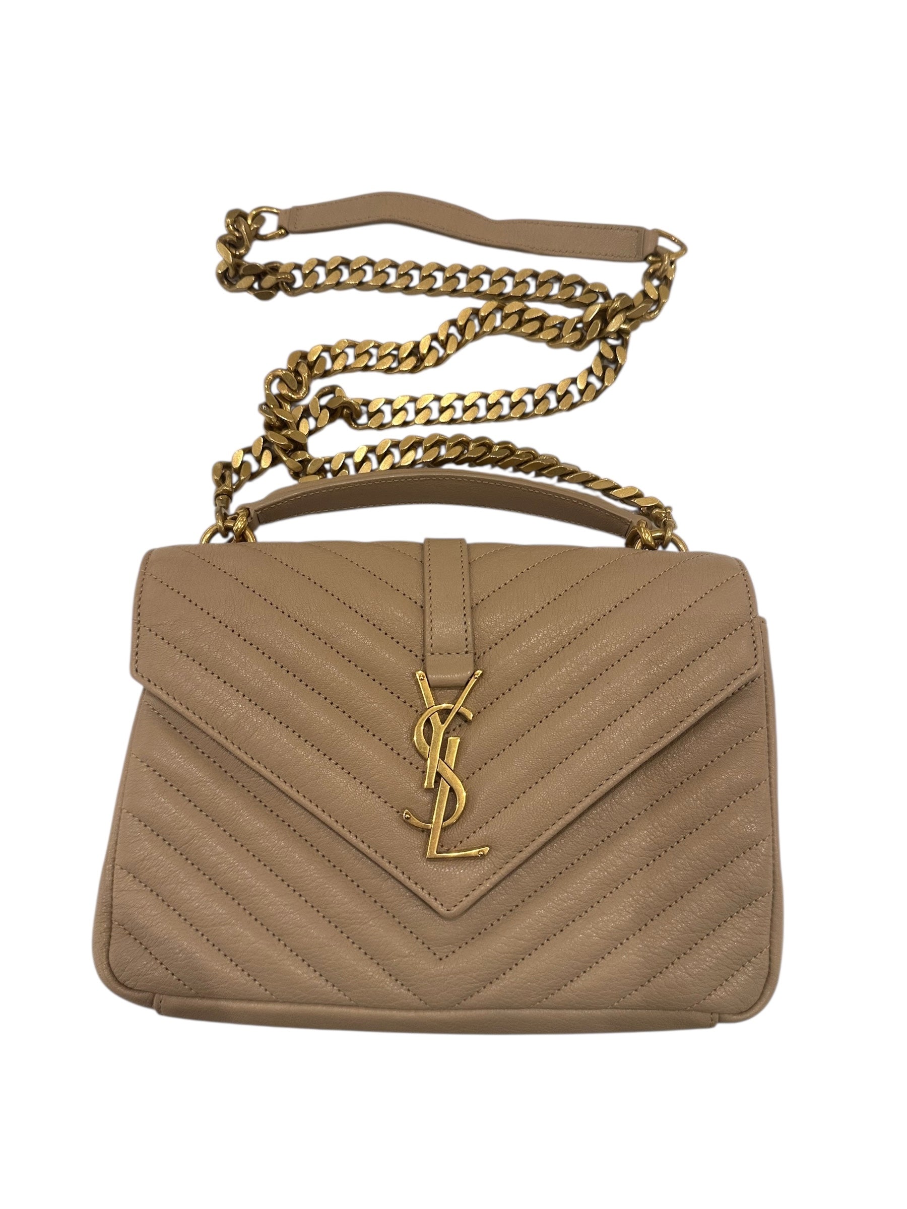 Yves Saint Laurent Saint Laurent Collège Quilted Medium Shoulder 