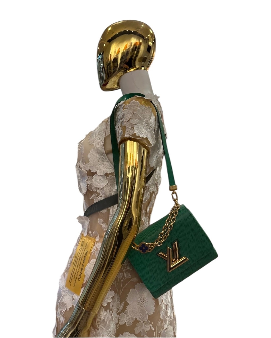 Louis Vuitton Green Epileather Twist PM