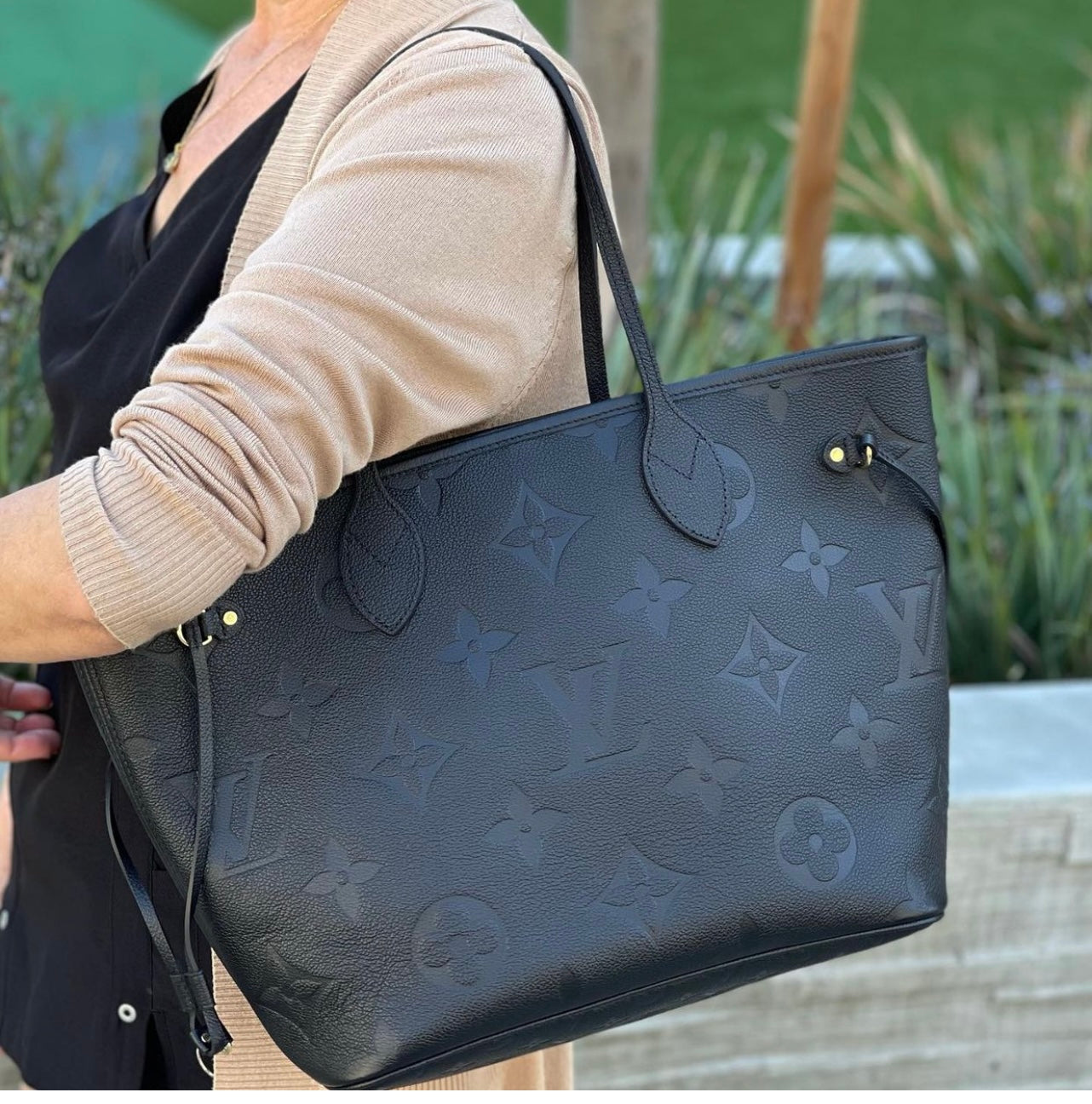 Neverfull MM Monogram Empreinte Leather - Women - Handbags