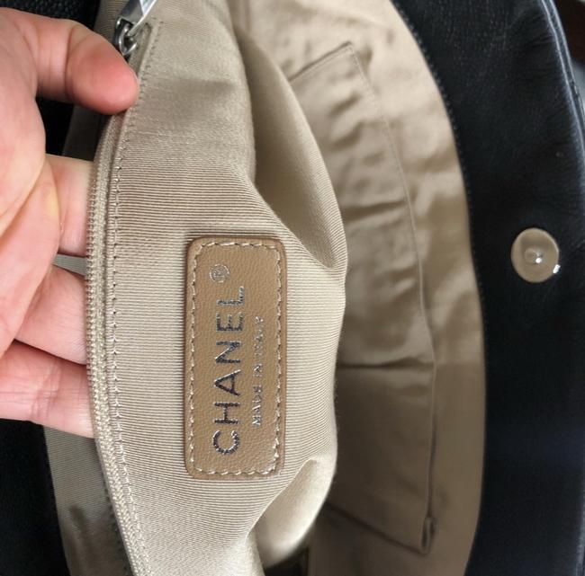 Chanel Timeless Black Caviar Leather Shoulder Bag