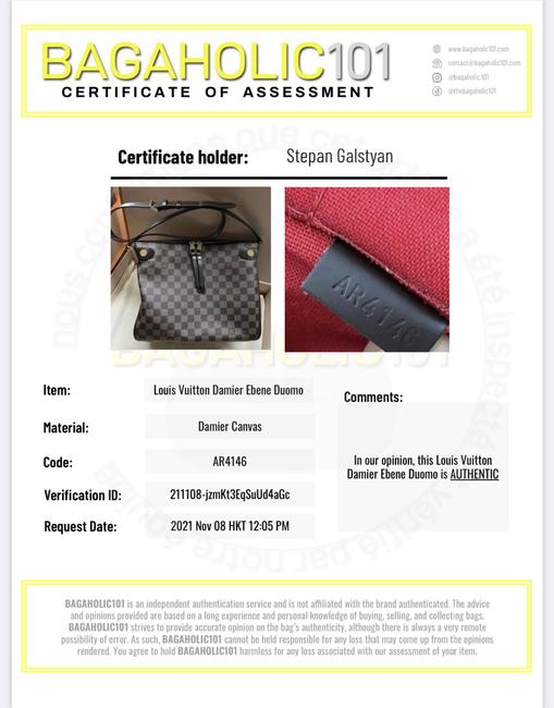 Louis Vuitton Duomo Canvas Cross Body Bag