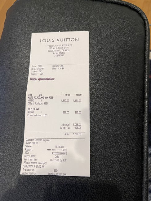 Louis Vuitton Multipochette Pink Canvas Cross Body Bag