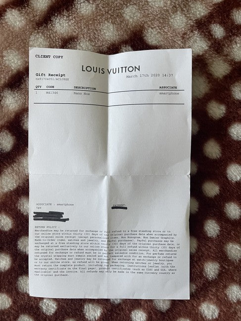 Louis Vuitton Nano Noe Brown Canvas Cross Body Bag