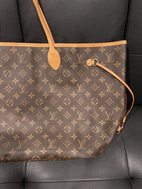Louis Vuitton Neverfull GM Brown Canvas Shoulder Bag