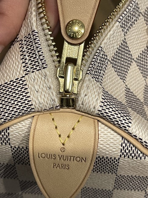 Speedy Azur 25 White Tote