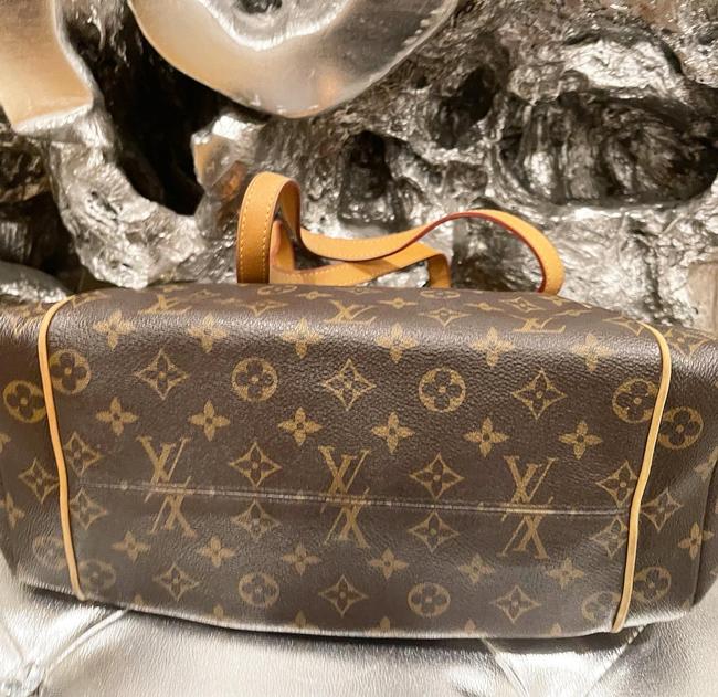 Totally Mm Brown Canvas Shoulder Bag