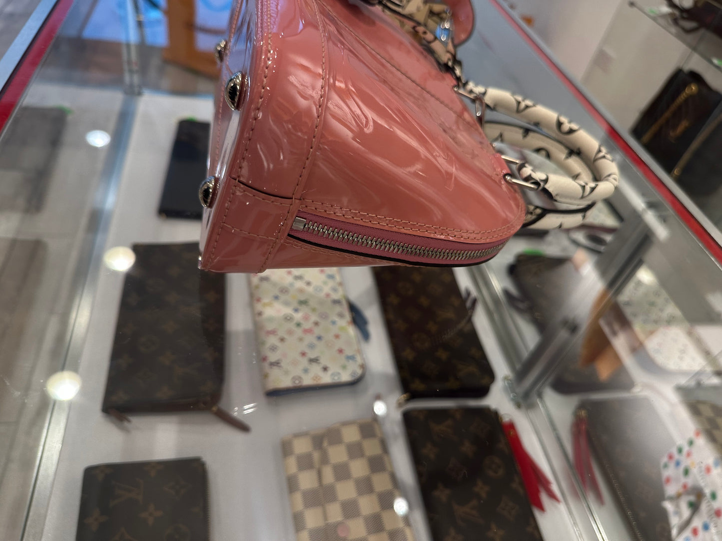 Louis Vuitton Patent Monogram Alma BB Limited Rose Blush