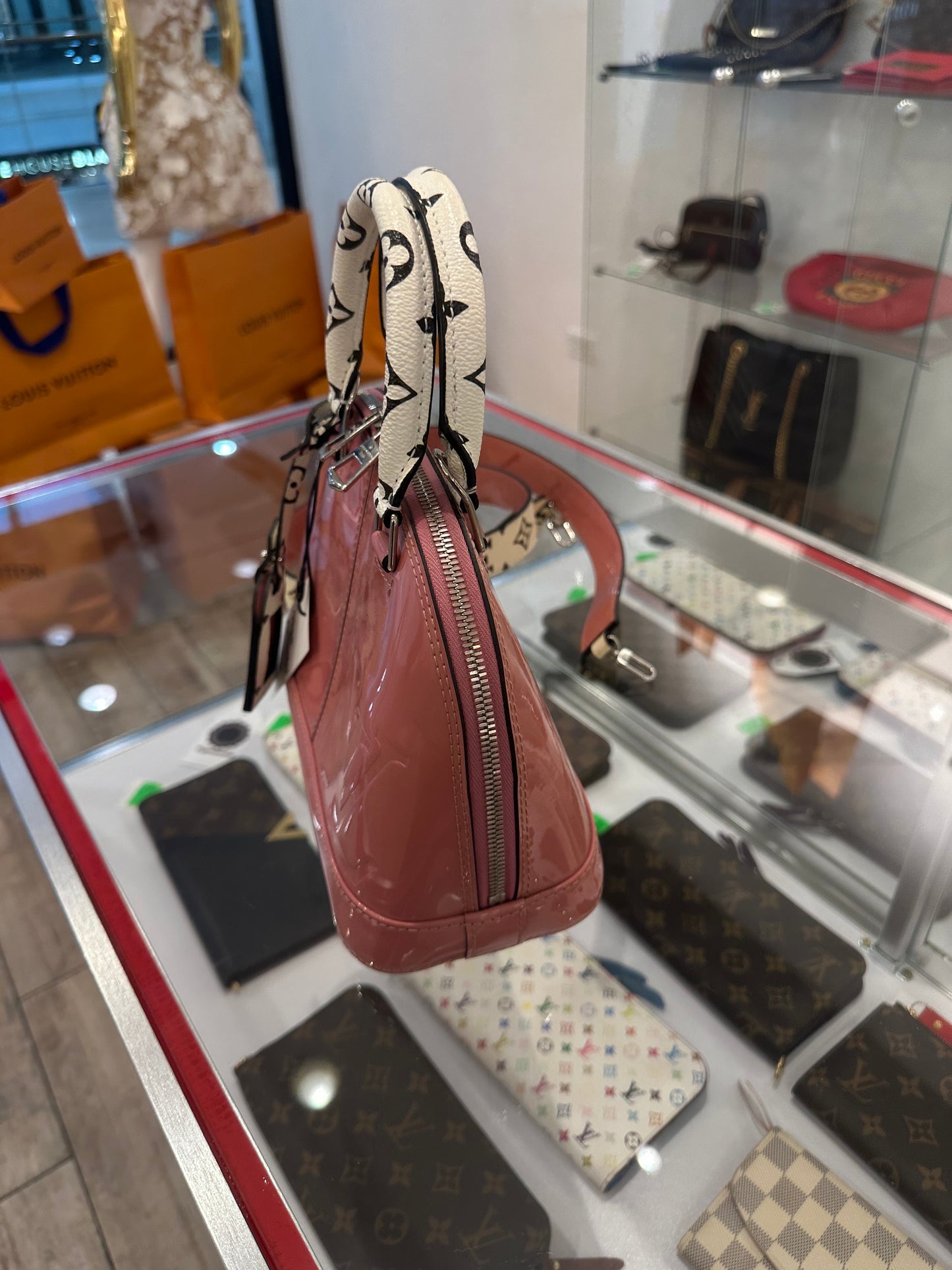 Louis Vuitton Patent Monogram Alma BB Limited Rose Blush