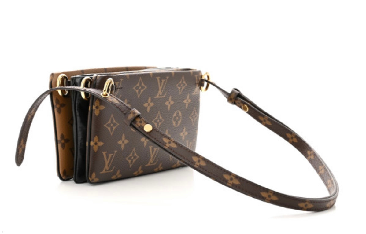 Louis Vuitton Reverse Monogram Lambskin LV3 Pouch