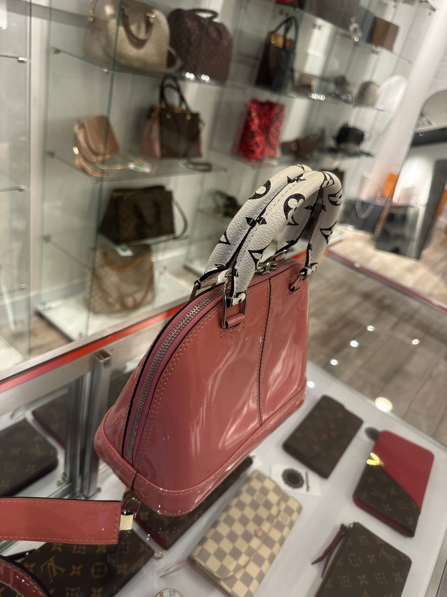 Louis Vuitton Patent Monogram Alma BB Limited Rose Blush