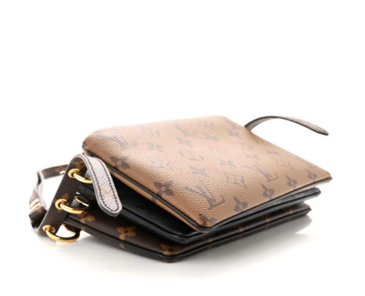 Louis Vuitton Reverse Monogram Lambskin LV3 Pouch