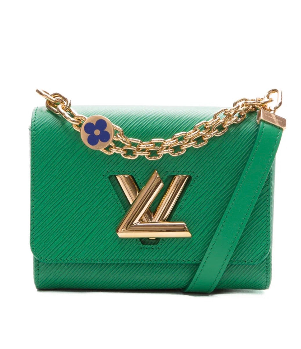 Louis Vuitton Green Epileather Twist PM