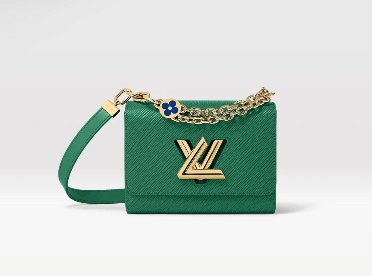 Louis Vuitton Green Epileather Twist PM