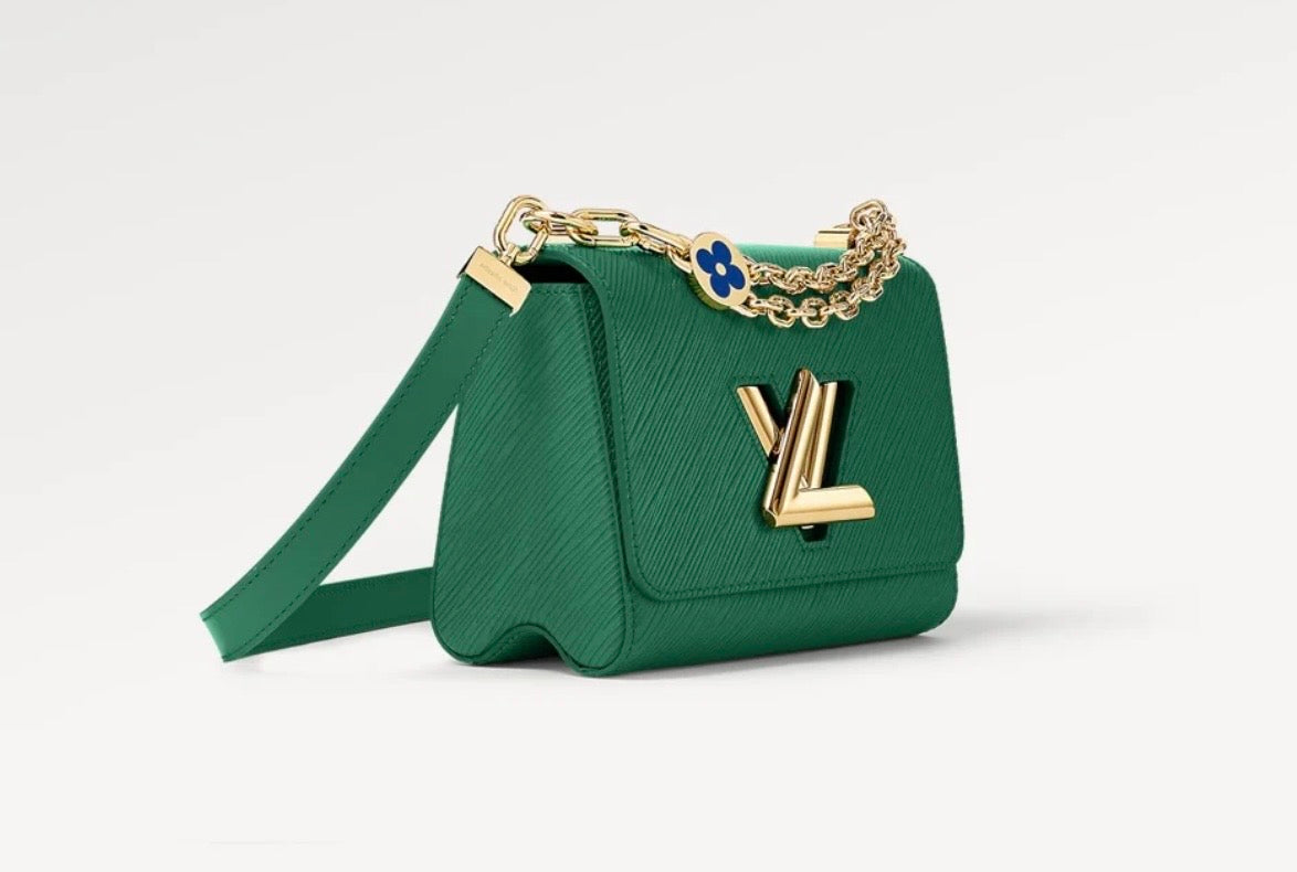 Louis Vuitton Green Epileather Twist PM