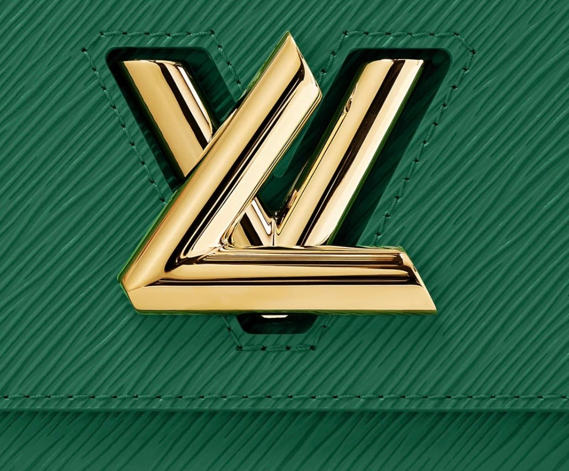 Louis Vuitton Green Epileather Twist PM