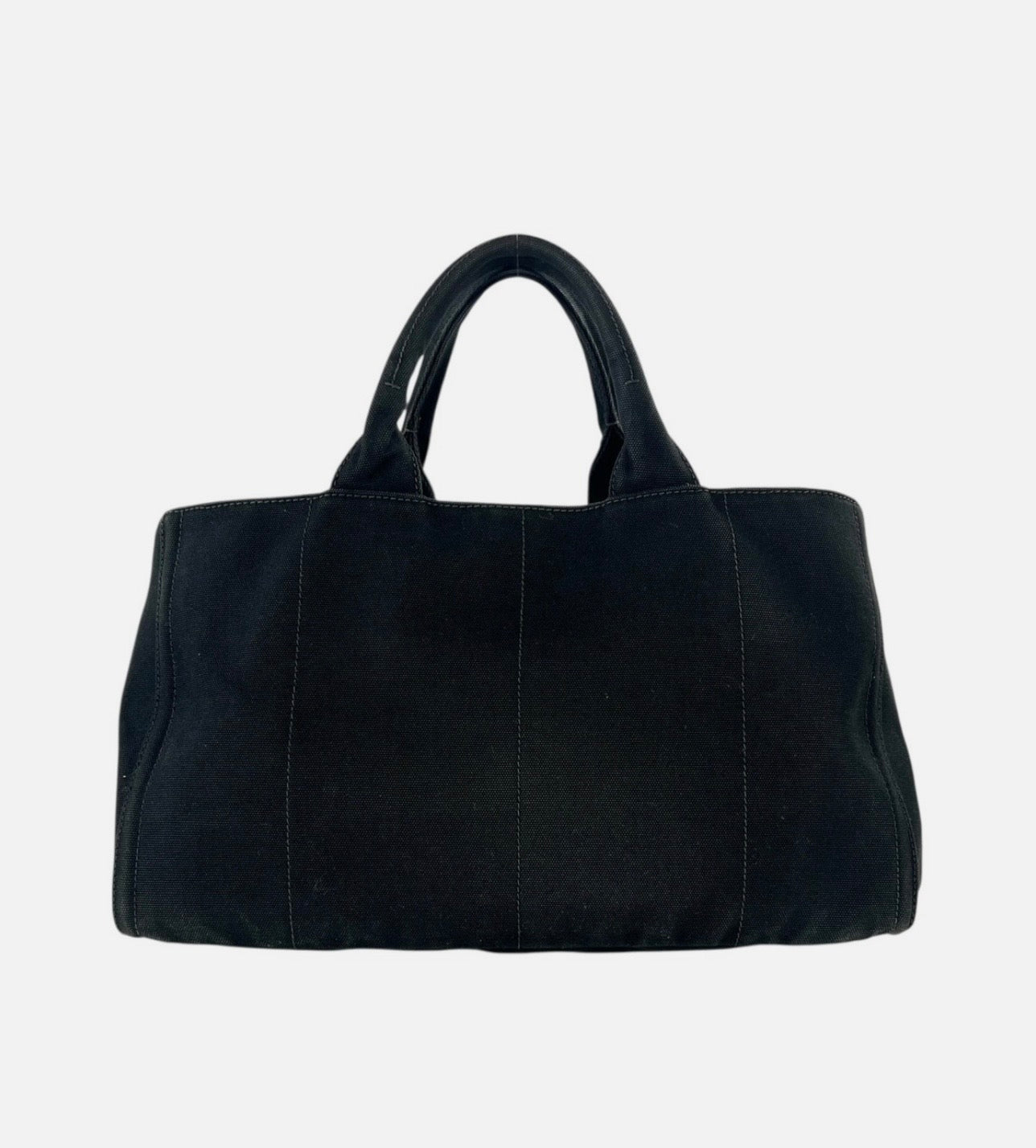 PRADA Handbag 2-Way Strap; Canvas Canapa Bijou