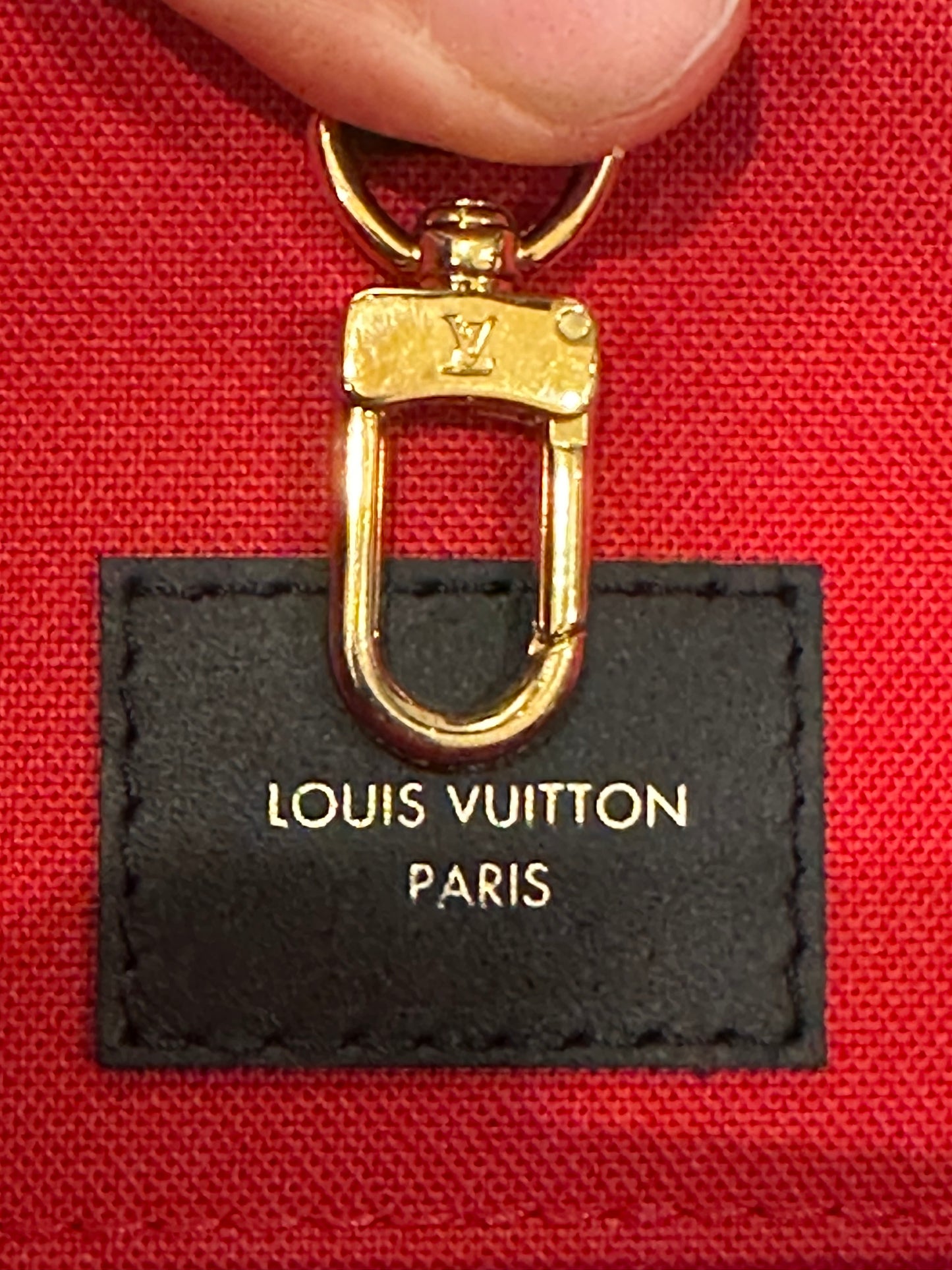 Louis Vuitton On The Go Mm Brown Canvas Tote