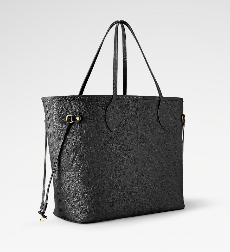 Neverfull Empreinte Black MM Black Neverfull Shoulder Bag