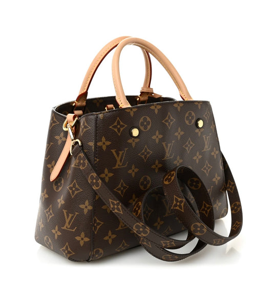 Louis Vuitton Montaigne MM Brown Shoulder Bag