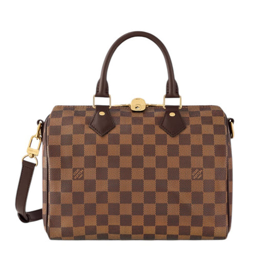 Louis Vuitton Speedy 25 Bandouliere Brown Canvas Cross Body Bag
