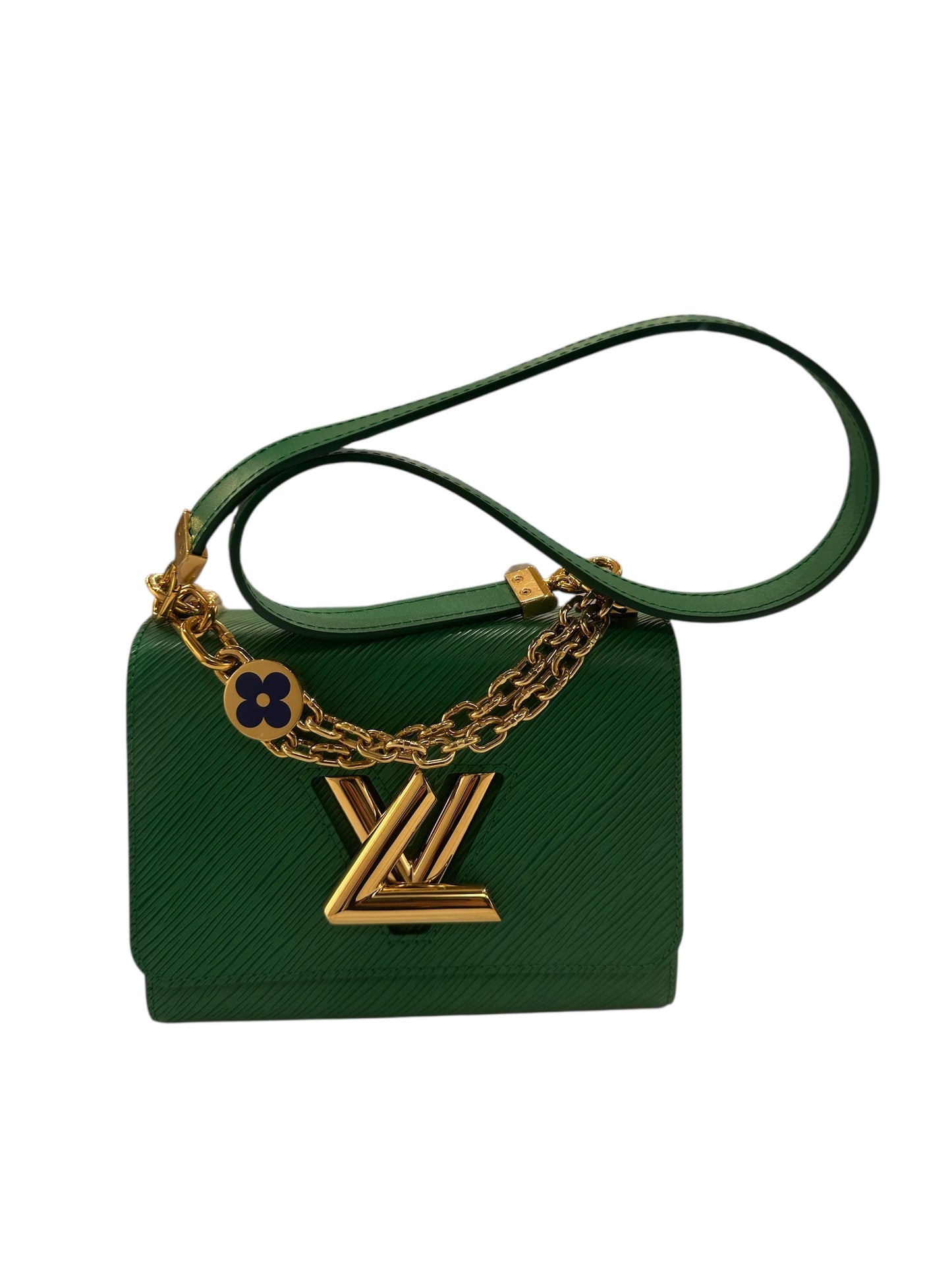 Louis Vuitton Green Epileather Twist PM