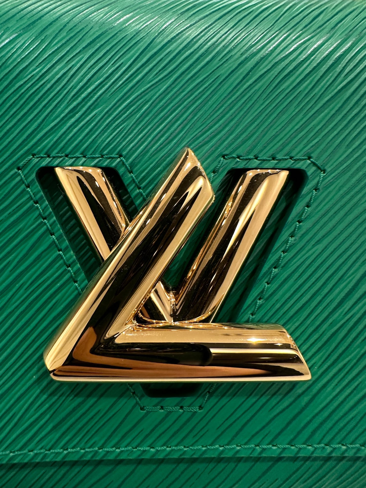Louis Vuitton Green Epileather Twist PM