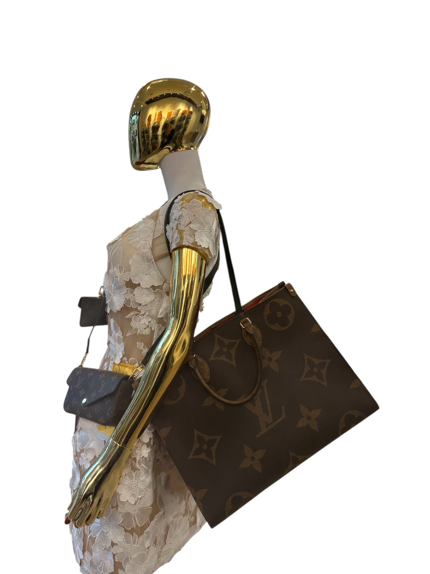 Louis Vuitton On the On The Go GM Canvas Shoulder Bag