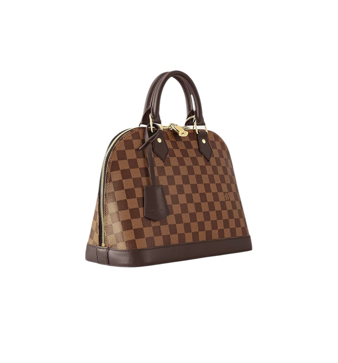 Louis Vuitton Alma Damier PM Brown Satchel