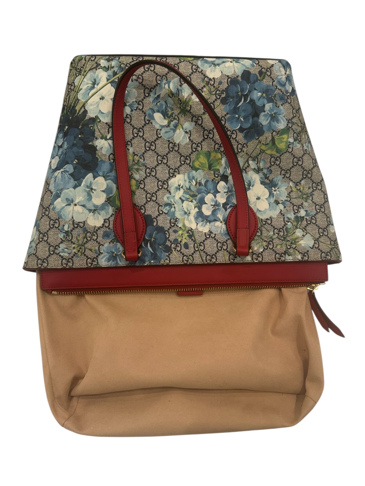 Gucci Blossom Large Blue Shoulder Bag