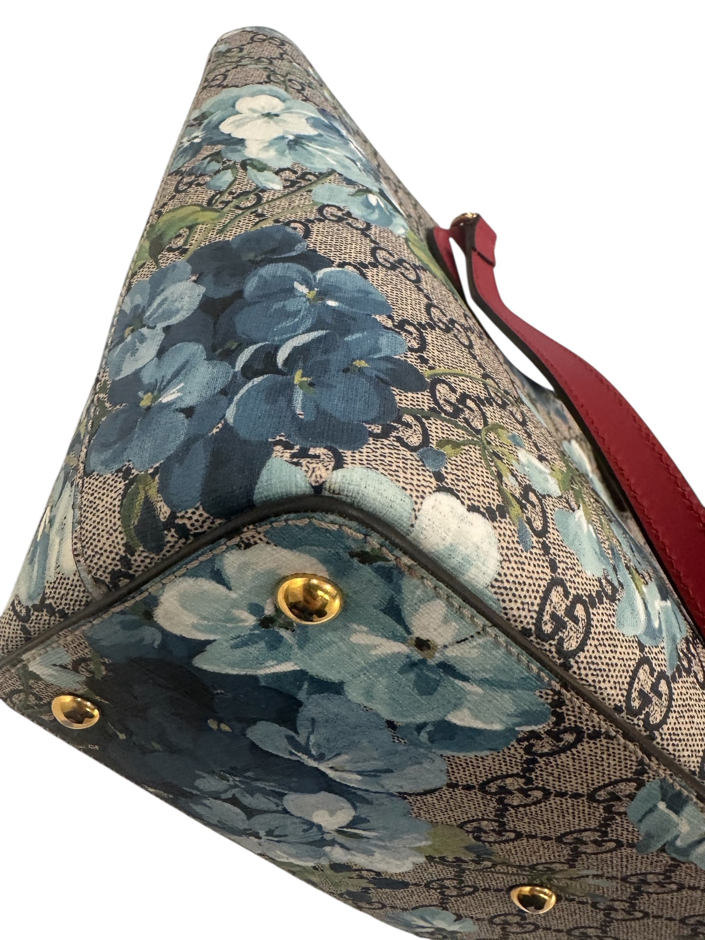 Gucci Blossom Large Blue Shoulder Bag