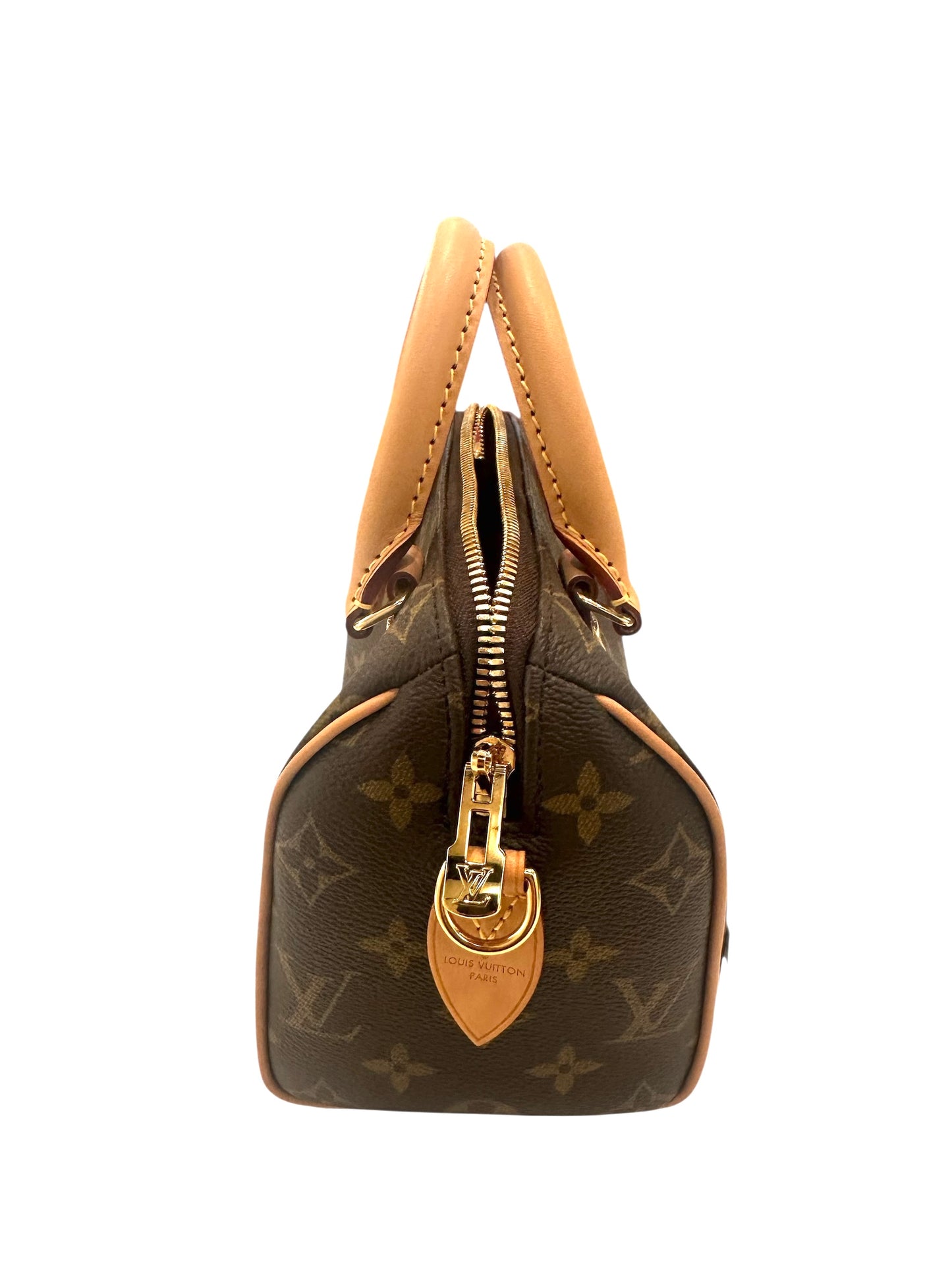 Louis Vuitton Speedy 20 St.MNG Noir Brown Canvas Cross Body Bag