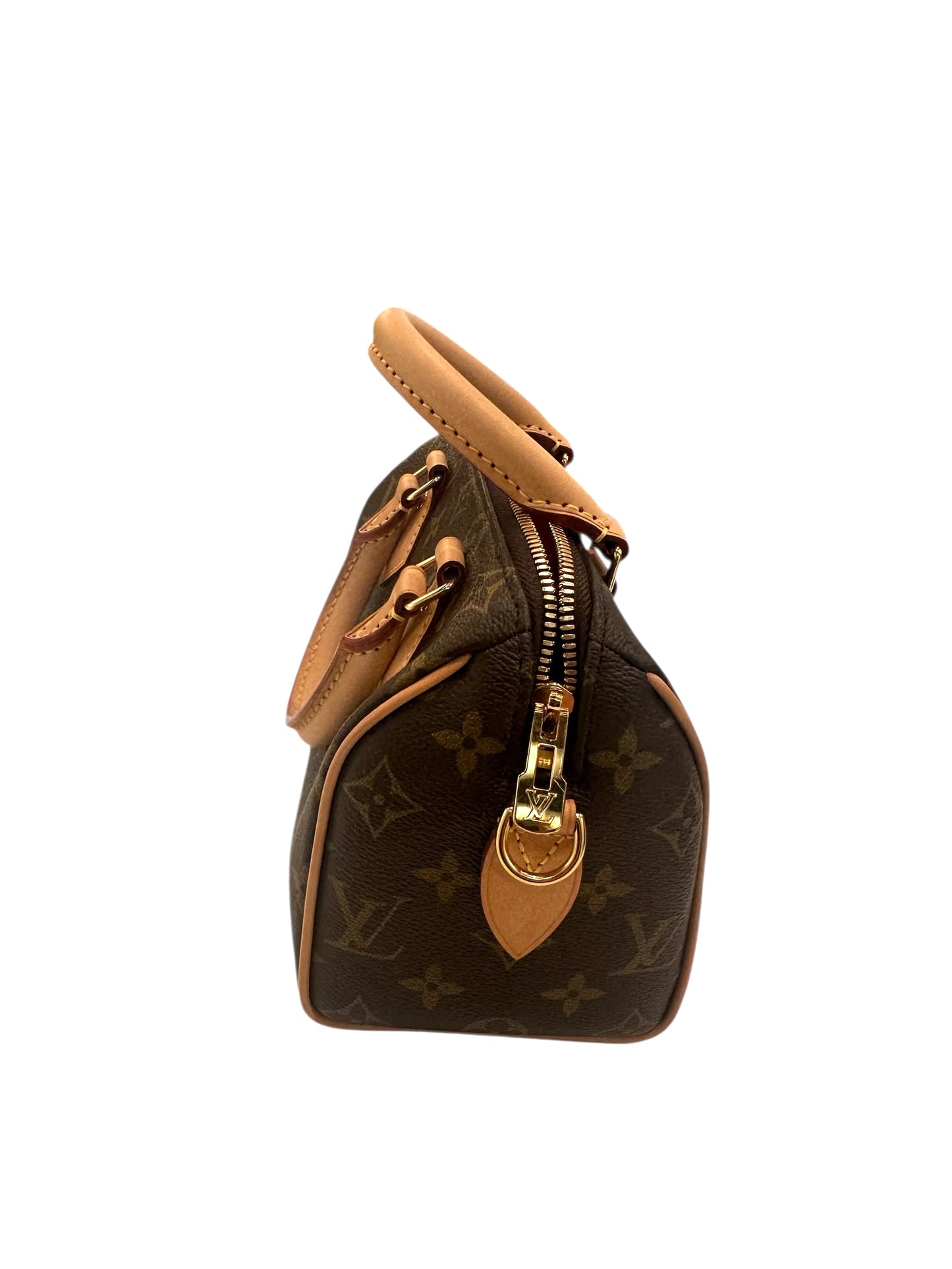 Louis Vuitton Speedy 20 St.MNG Noir Brown Canvas Cross Body Bag