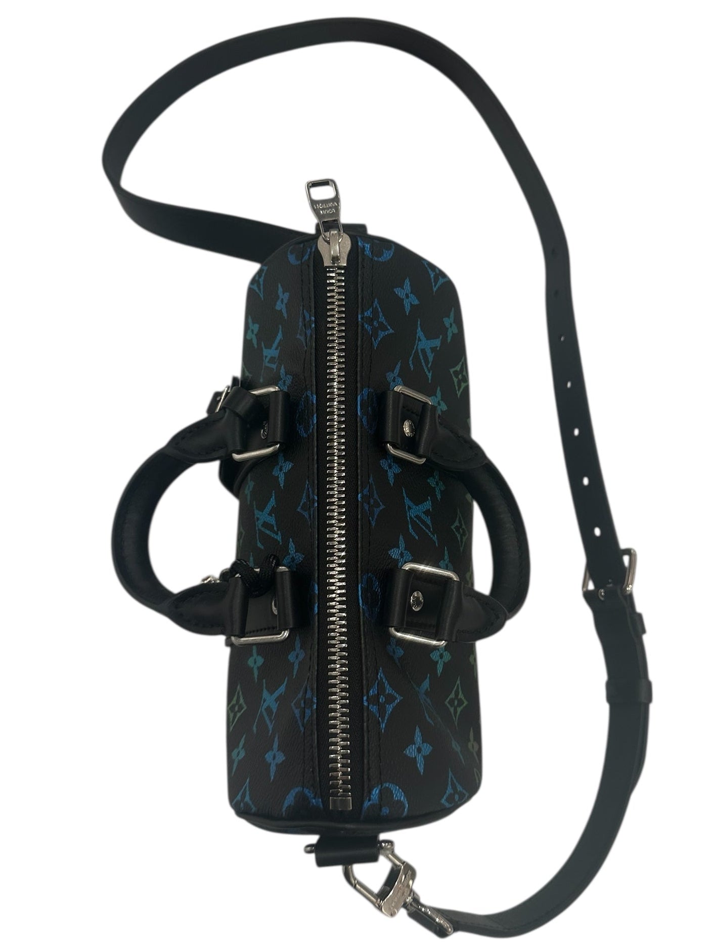 【gradation工房】Louis Vuitton ロゴマニア 黒 Louis Vuitton Multicolor Monogram Grad Black Bandouliere 25