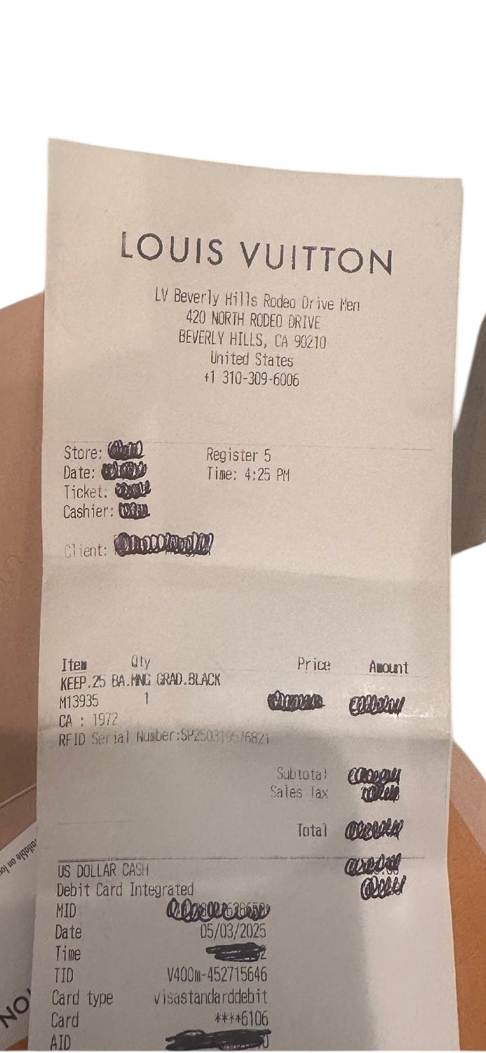 Louis Vuitton Multicolor Monogram Grad Black Bandouliere 25