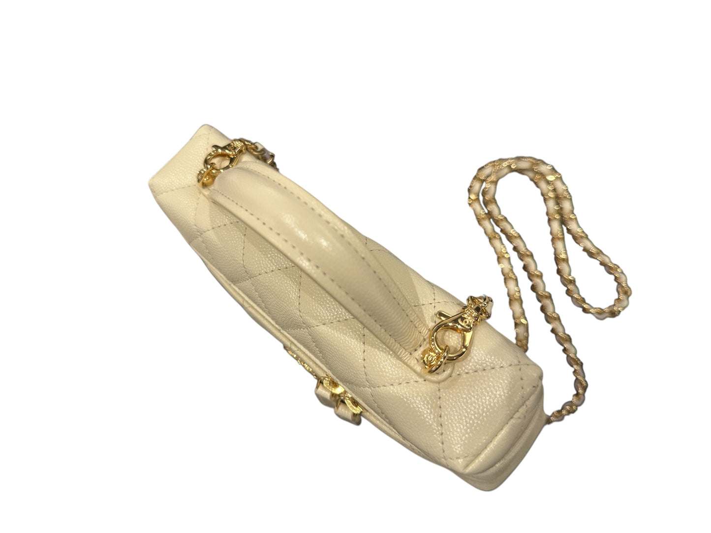 Chanel Trendy CC Vanity Light Beige Slim Vanity 25K Gold Hardware Chain Bag