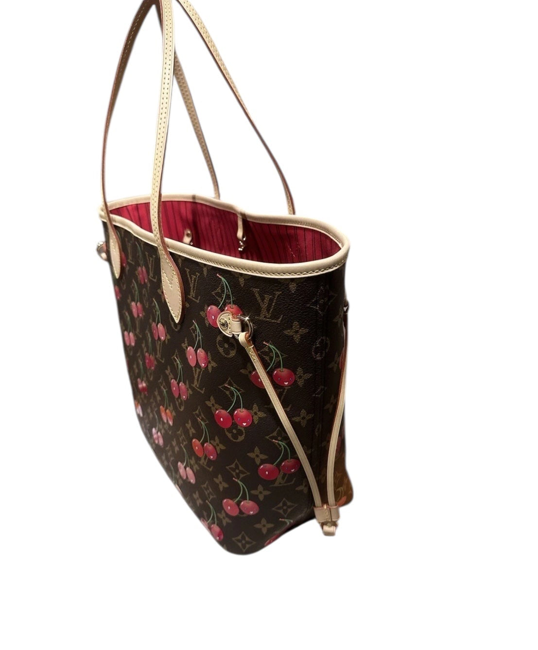 Louis Vuitton and TM Cherry Monogram Neverfull