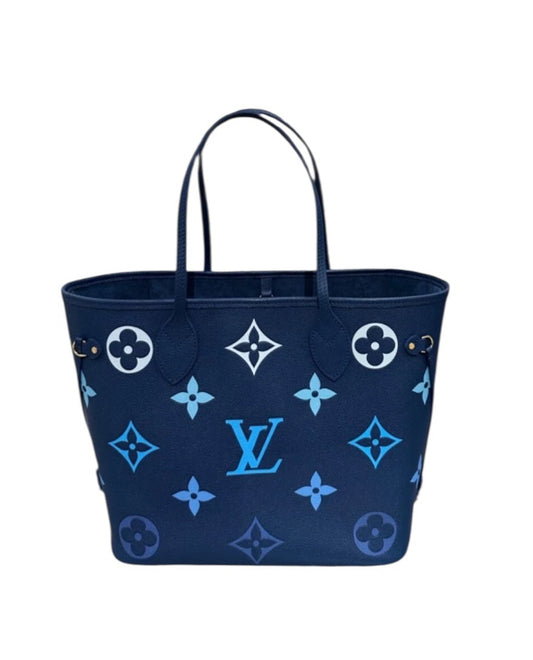 Louis Vuitton Empreinte Neverfull Dahlia Blue MM