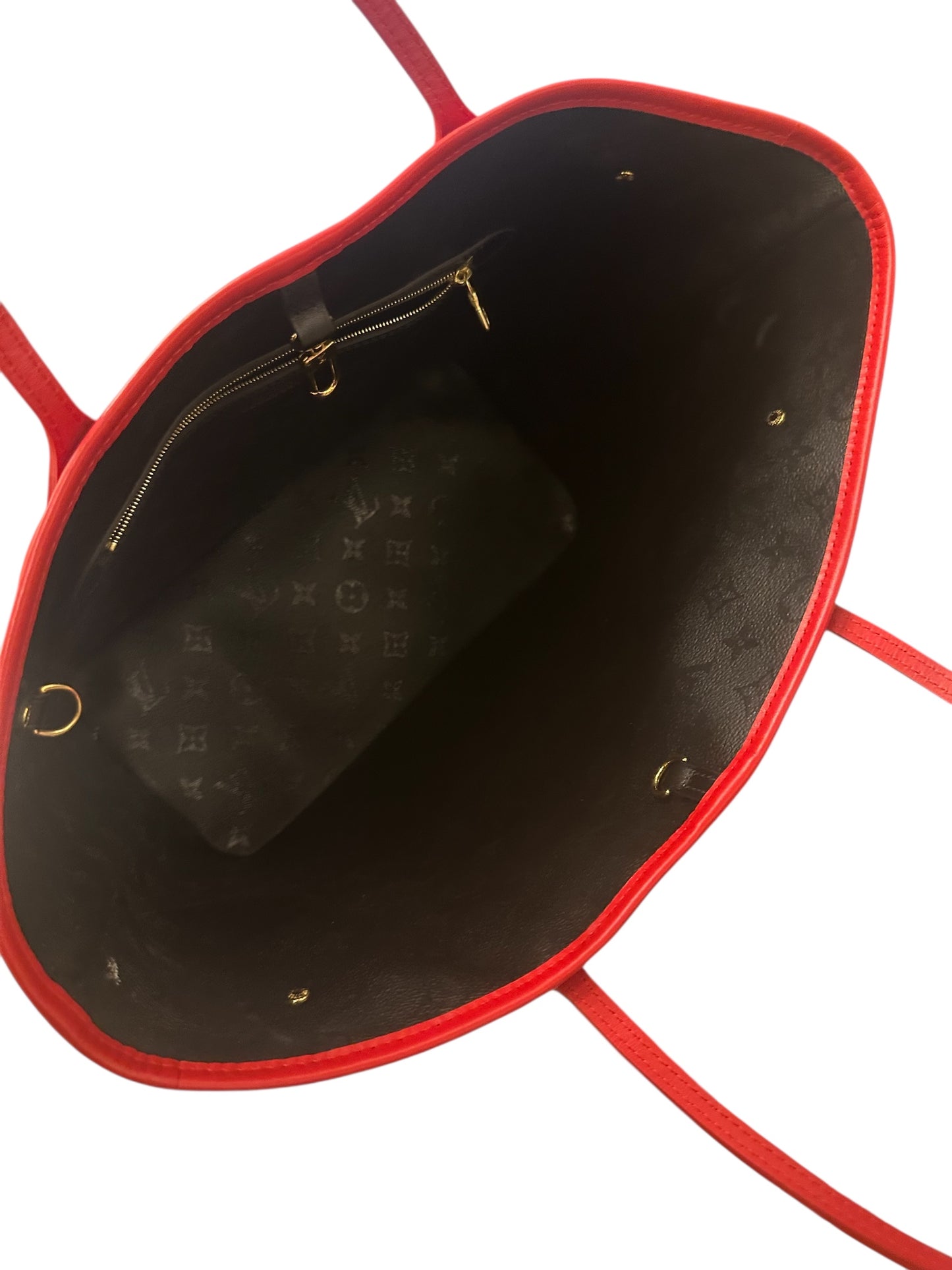 Louis Vuitton Neverfull MM LVxUF M45544 Tote Bag BlackxRed
