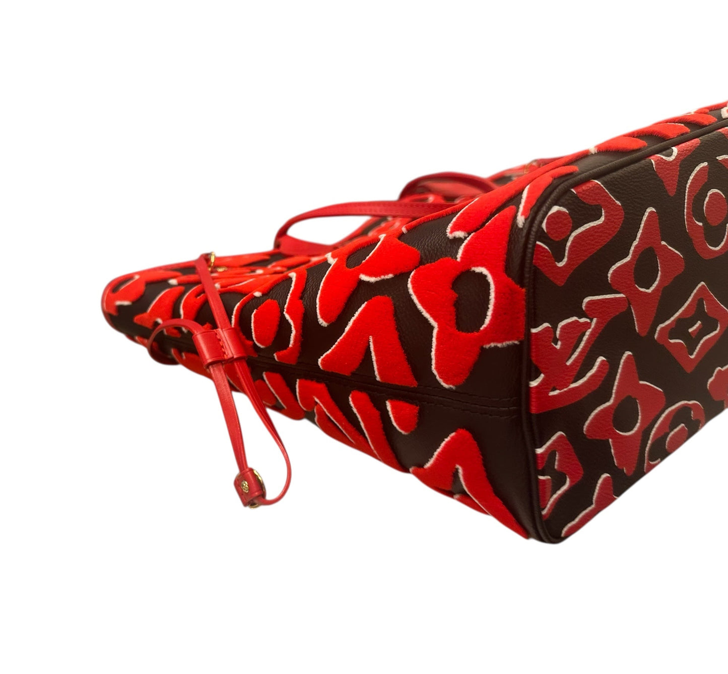 Louis Vuitton Neverfull MM LVxUF M45544 Tote Bag BlackxRed
