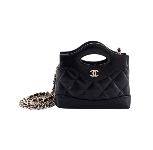 Chanel Mini 31 Black Crossbody
