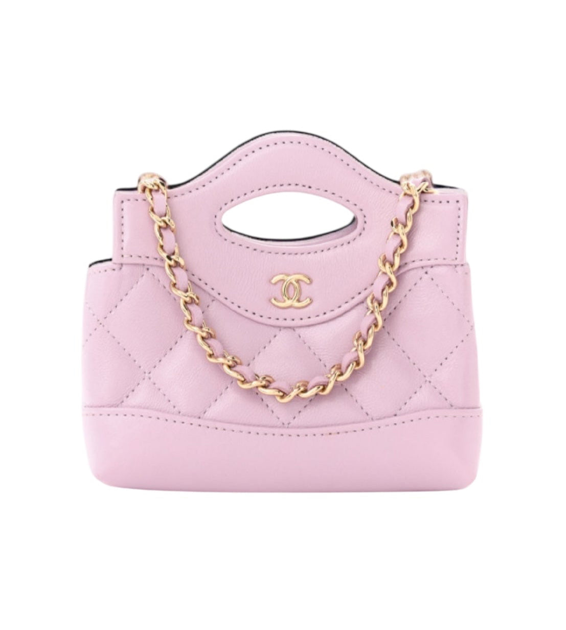 Chanel Mini 31 2025 Pink Shopping Bag Clutch Crossbody