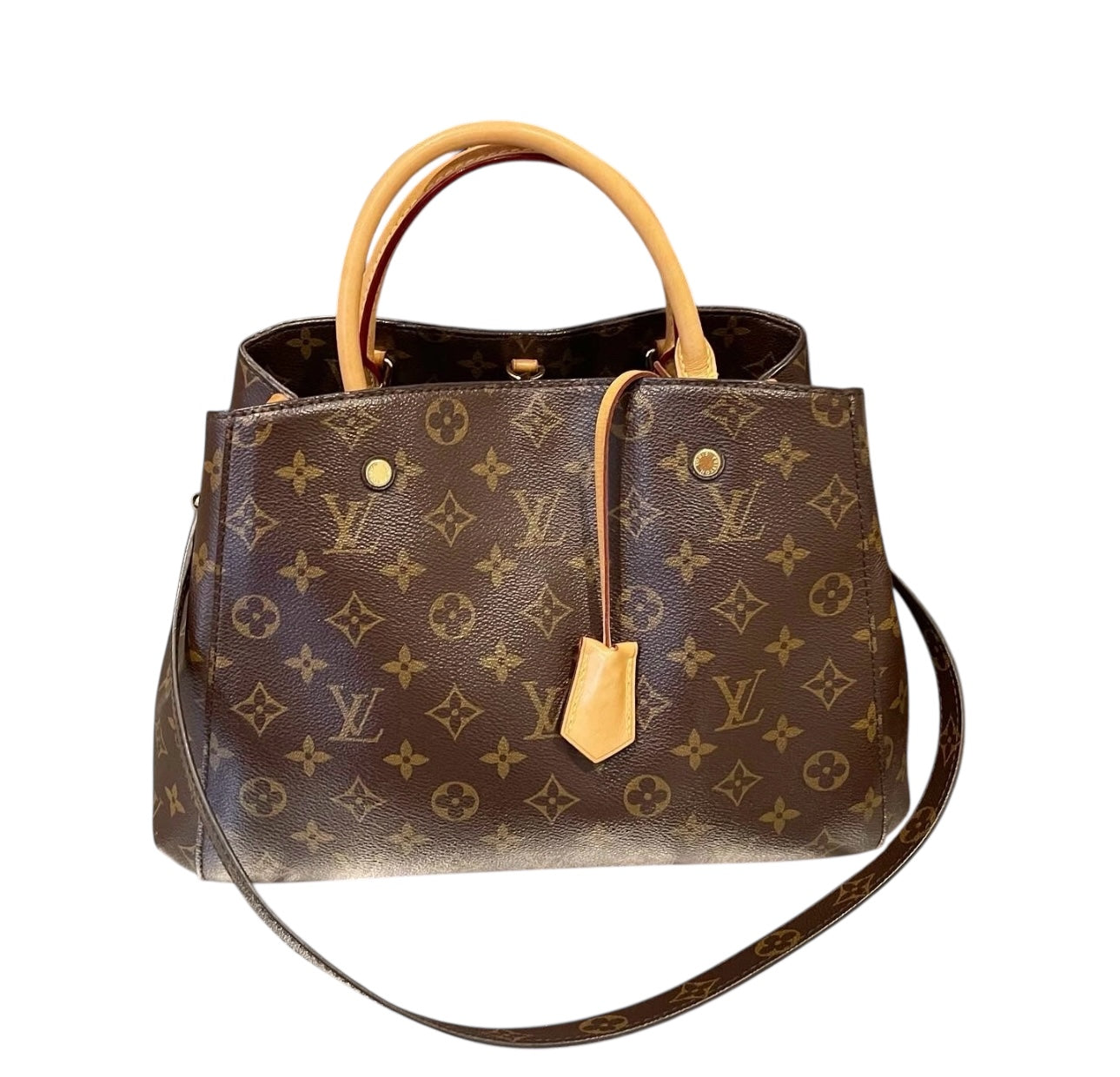 Louis Vuitton Montaigne MM Brown Shoulder Bag