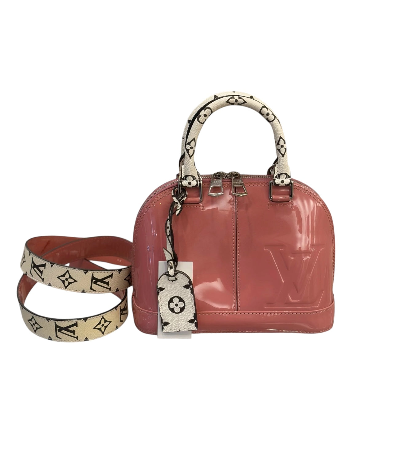 Louis Vuitton Patent Monogram Alma BB Limited Rose Blush