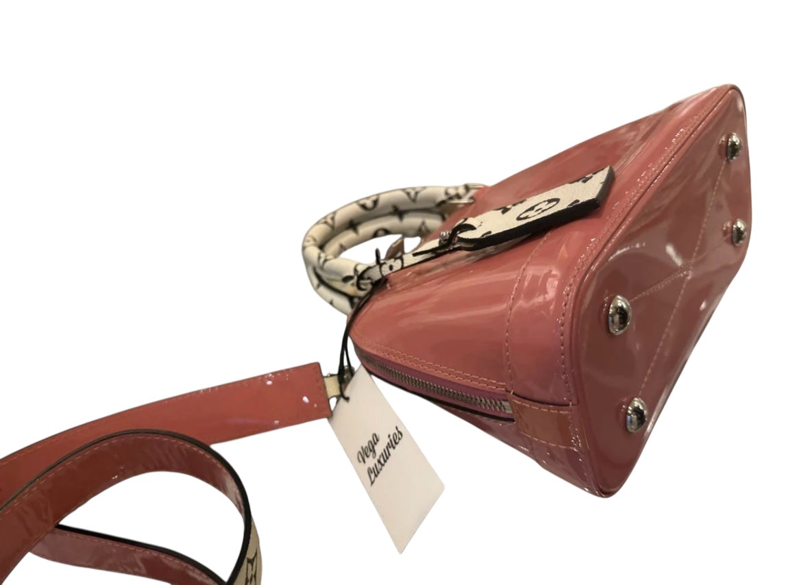 Louis Vuitton Patent Monogram Alma BB Limited Rose Blush