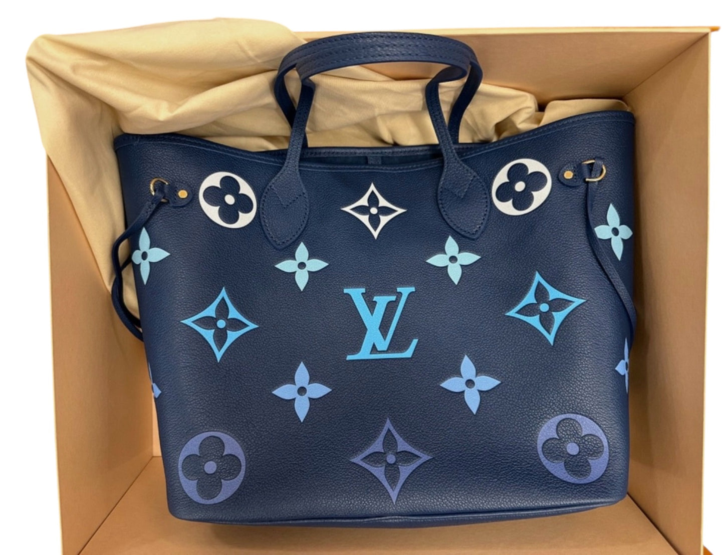Louis Vuitton Empreinte Neverfull Dahlia Blue MM