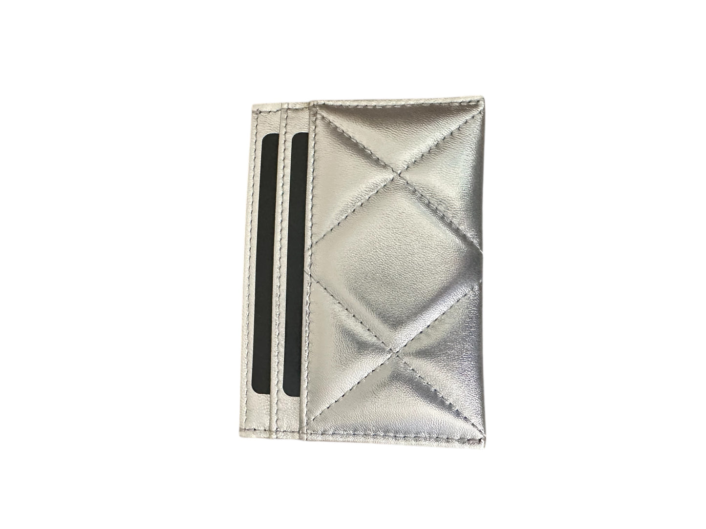 Chanel Silver Card Holder