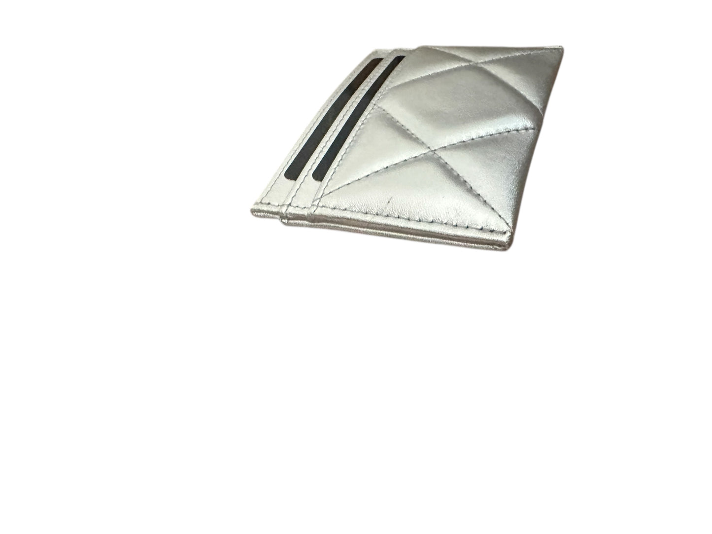 Chanel Silver Card Holder