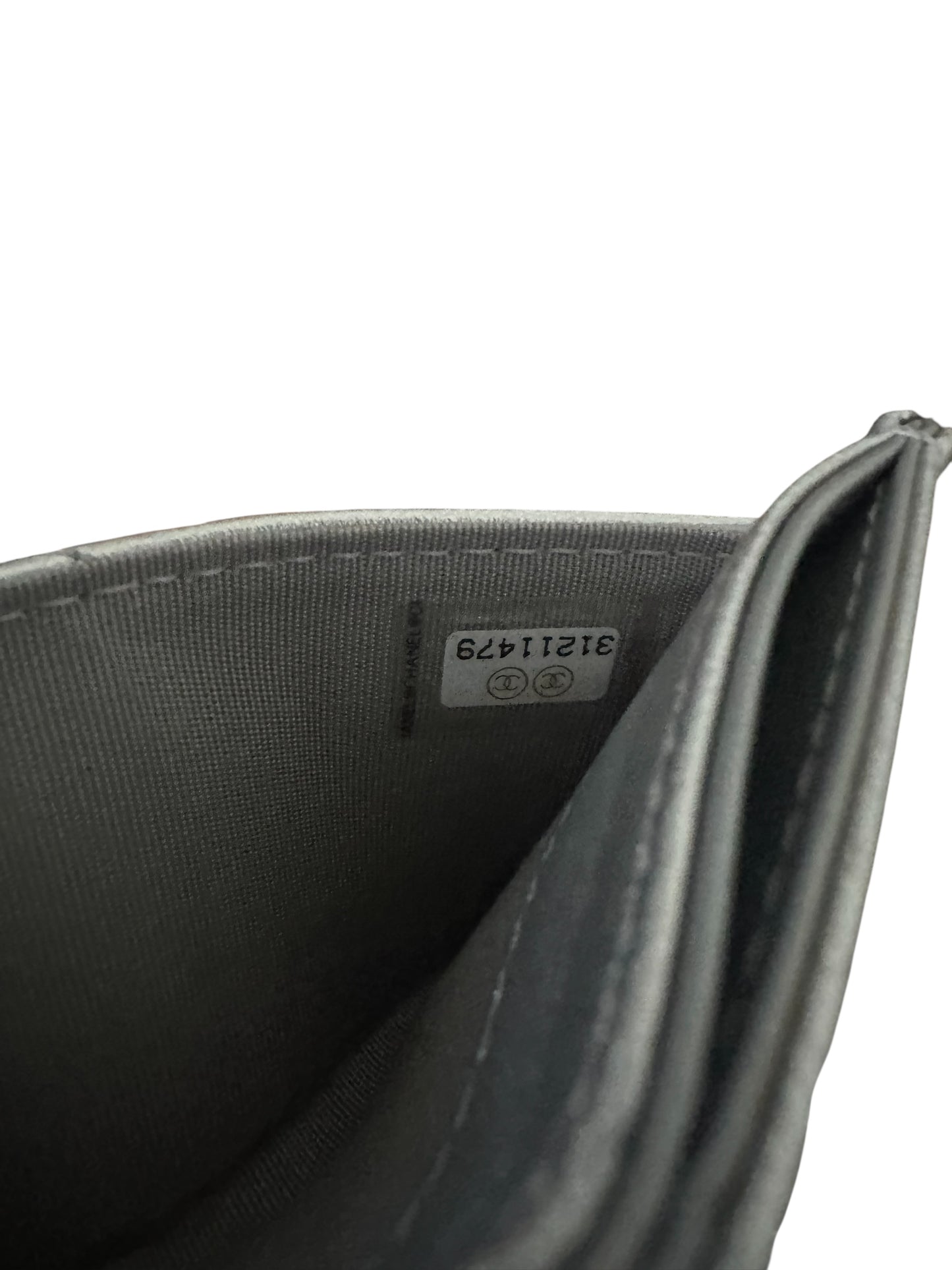 Chanel Silver Card Holder